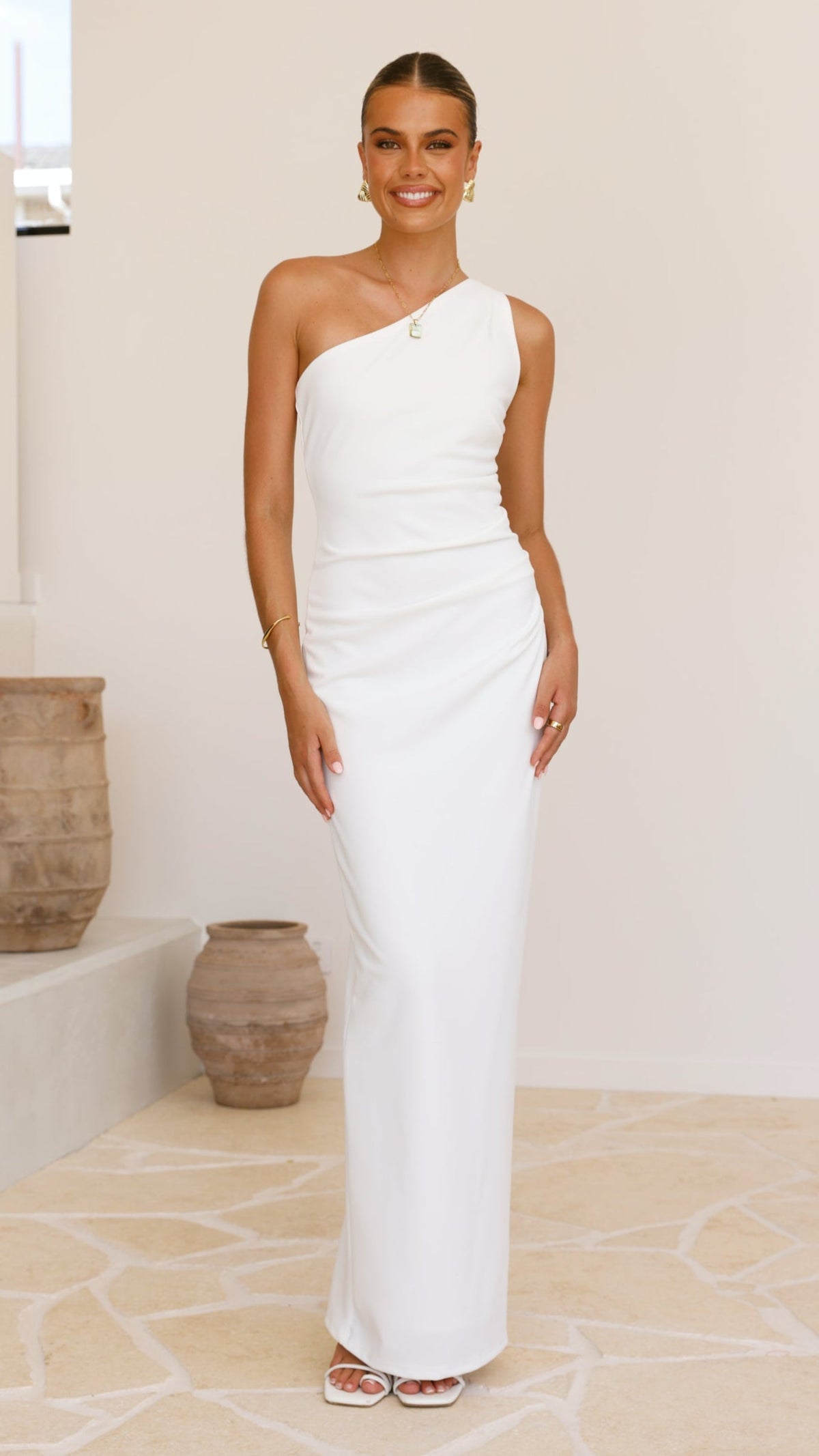 Cataleya Maxi Dress - White