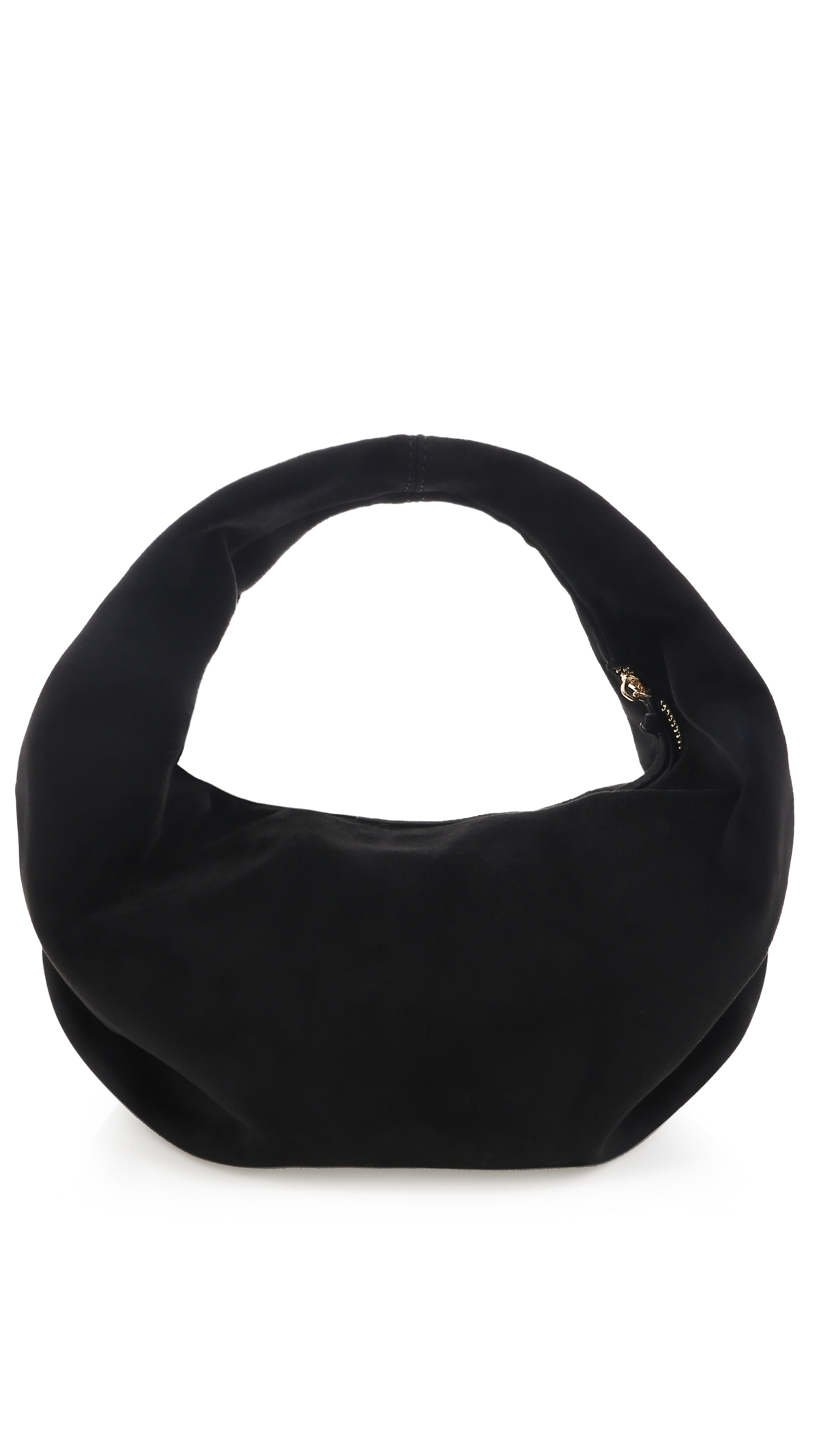 Renee Shoulder Bag - Black Suede