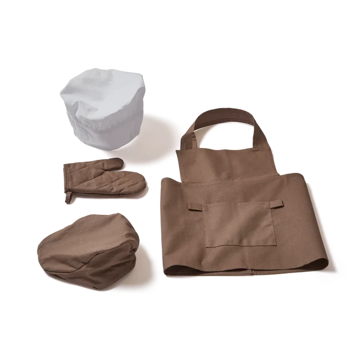 Apron Costume Set, Brown PLAY costume-set-brown flexa-com.myshopify.com