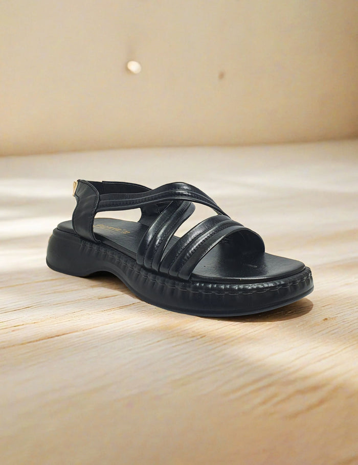 Black Soft Sandals