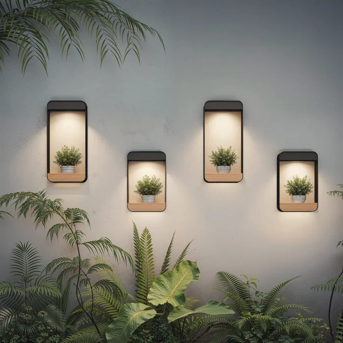 Grand Patio Flowerpot Solar Powered Integrated LED Outdoor Hanging Light