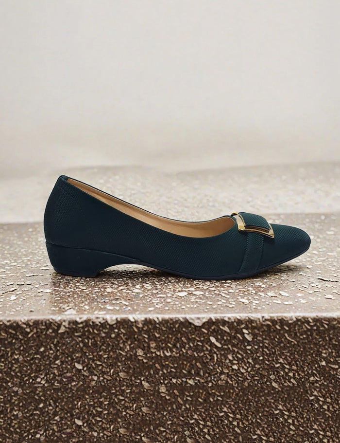 Green Winter Pumps