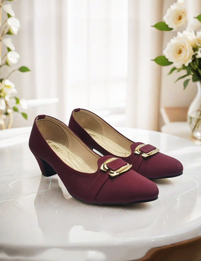 Maroon Coat Shoes