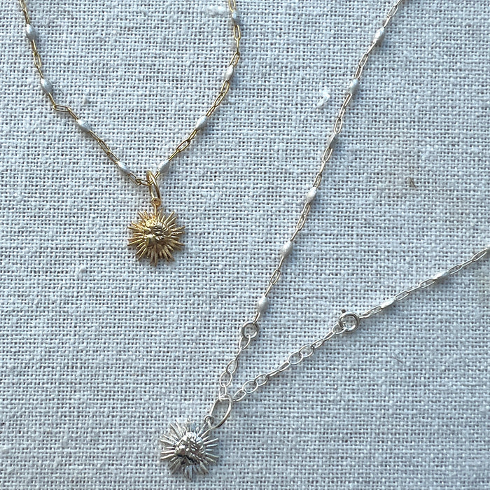 Mini Sun Necklace, Gold