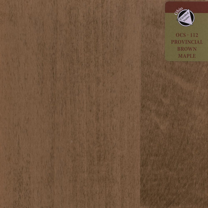 OCS 112 - PROVINCIAL - Brown Maple Sample