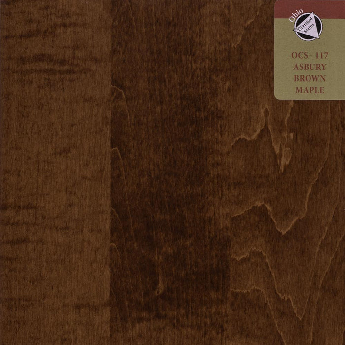 OCS 117 - ASBURY - Brown Maple Sample
