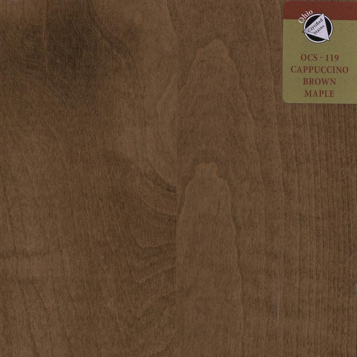 OCS 119 - CAPPUCCINO - Brown Maple Sample