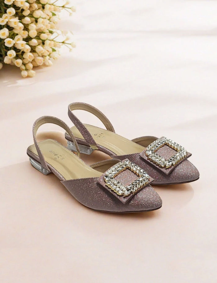 Peach Fancy Sandals