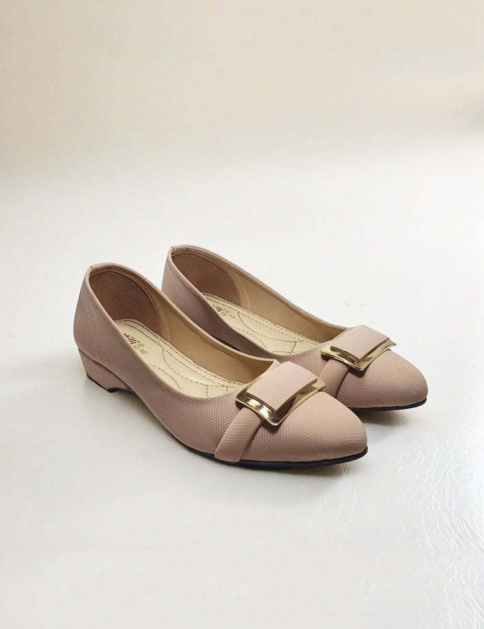 Peach winter Pumps