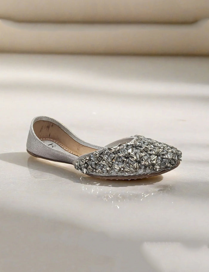 Silver Fancy Khussa