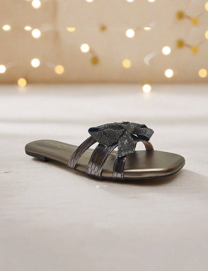 Stylish Grey Women Slippers