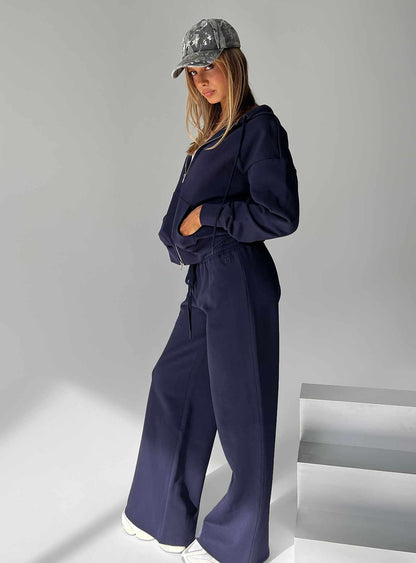 Dodie Wide Leg Pants Navy