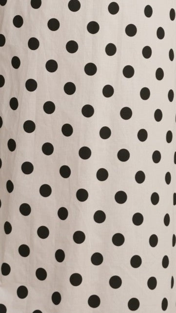 Felicity Maxi Dress - White/Black Spot