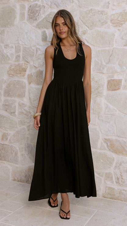 Amira Maxi Dress - Black