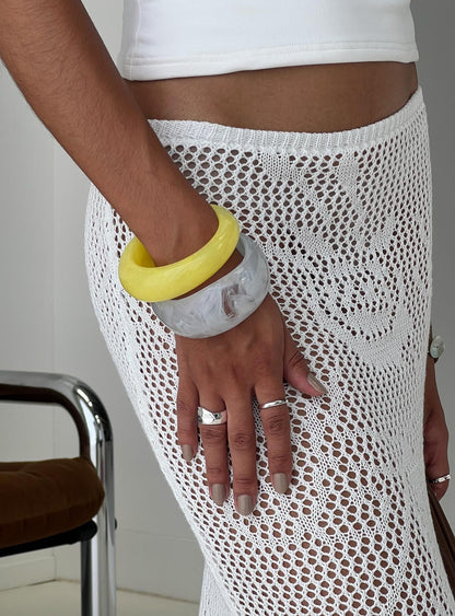 Dance All Night Resin Cuff Pack Yellow / Blue
