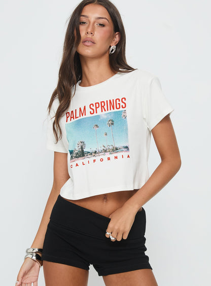 Destination Of Choice Graphic Top White
