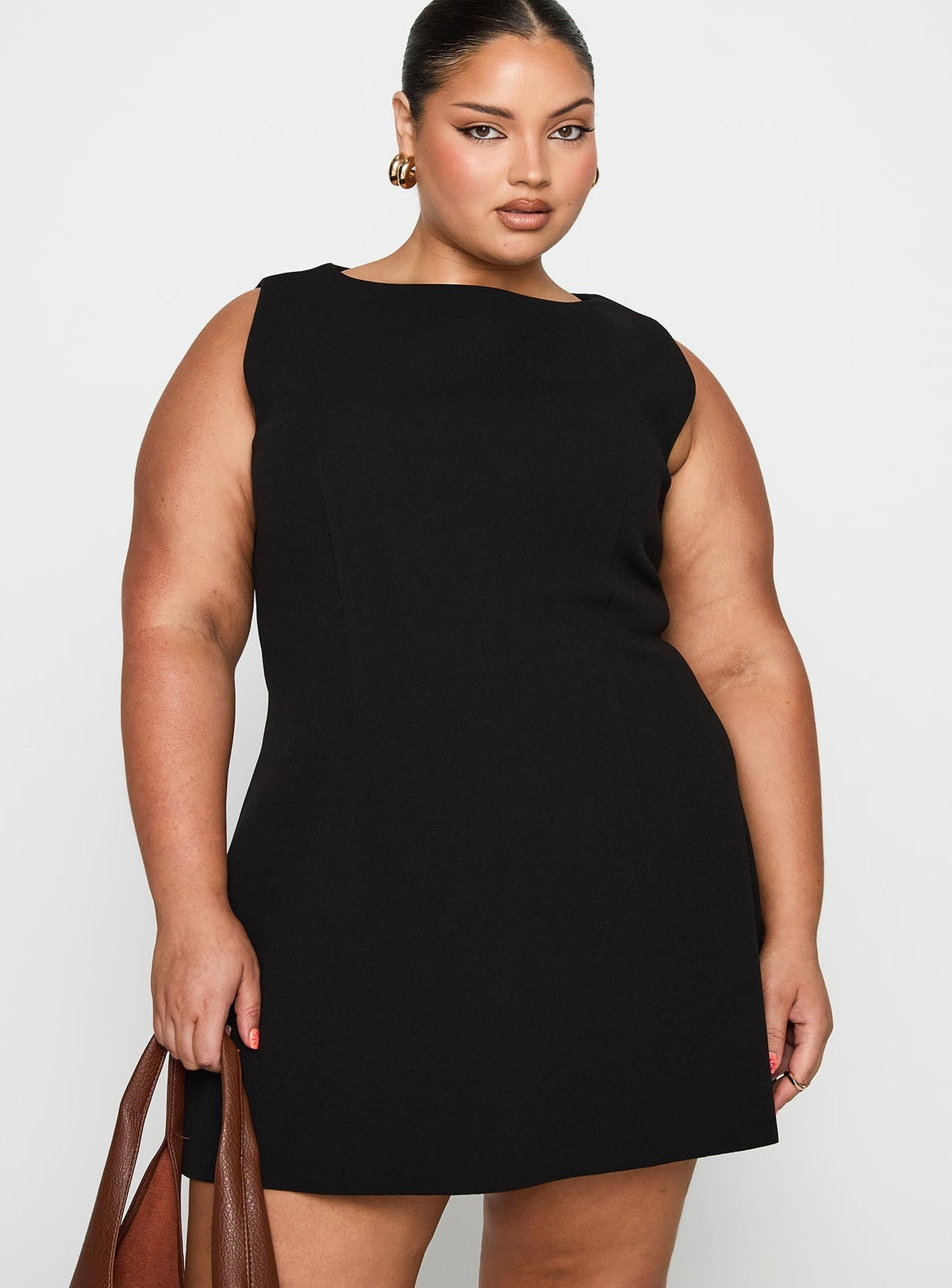 Anse Mini Dress Black Curve