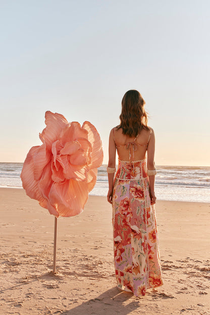 SAMPLE-Evia Dress - Desert Rose