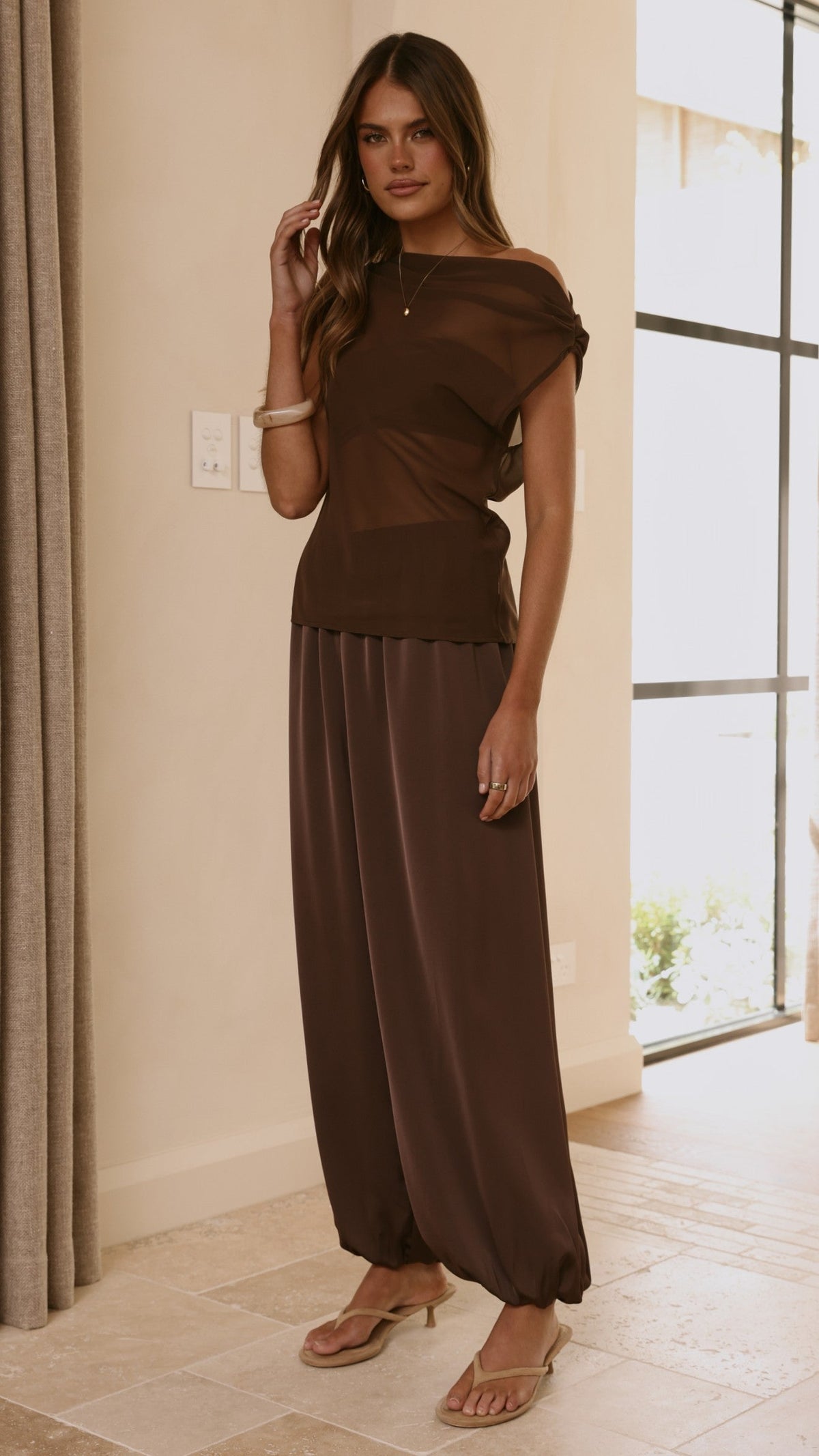 Ariella Pants - Chocolate