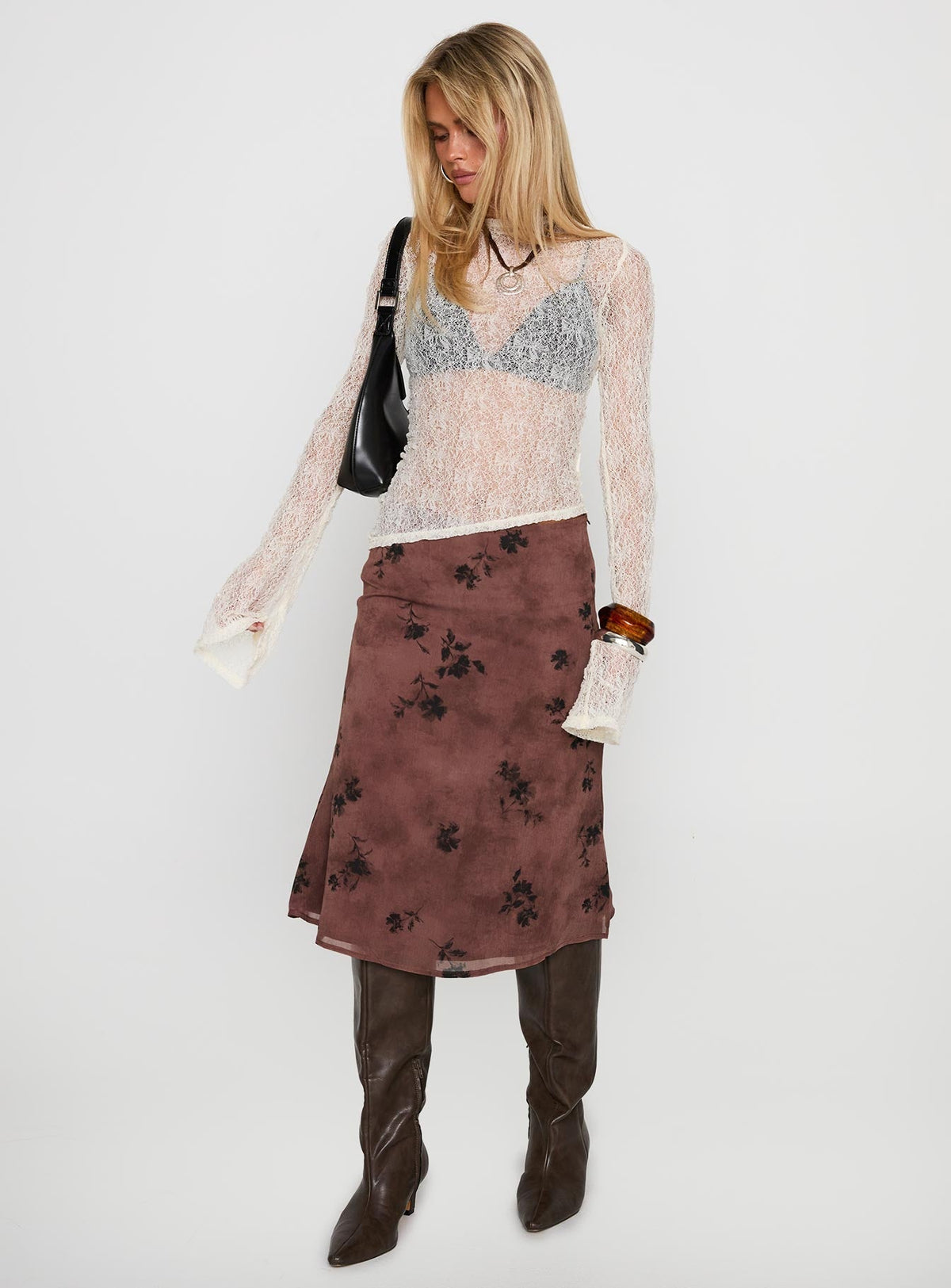 Dulaney Sheer Top White