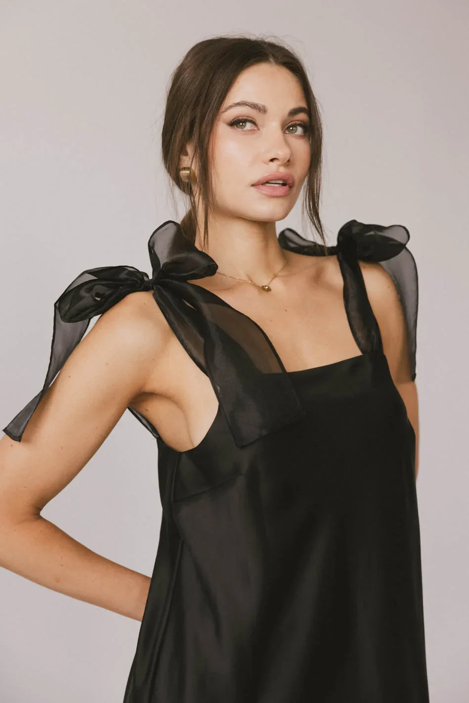 Adelle Satin Mini Dress - FINAL SALE
