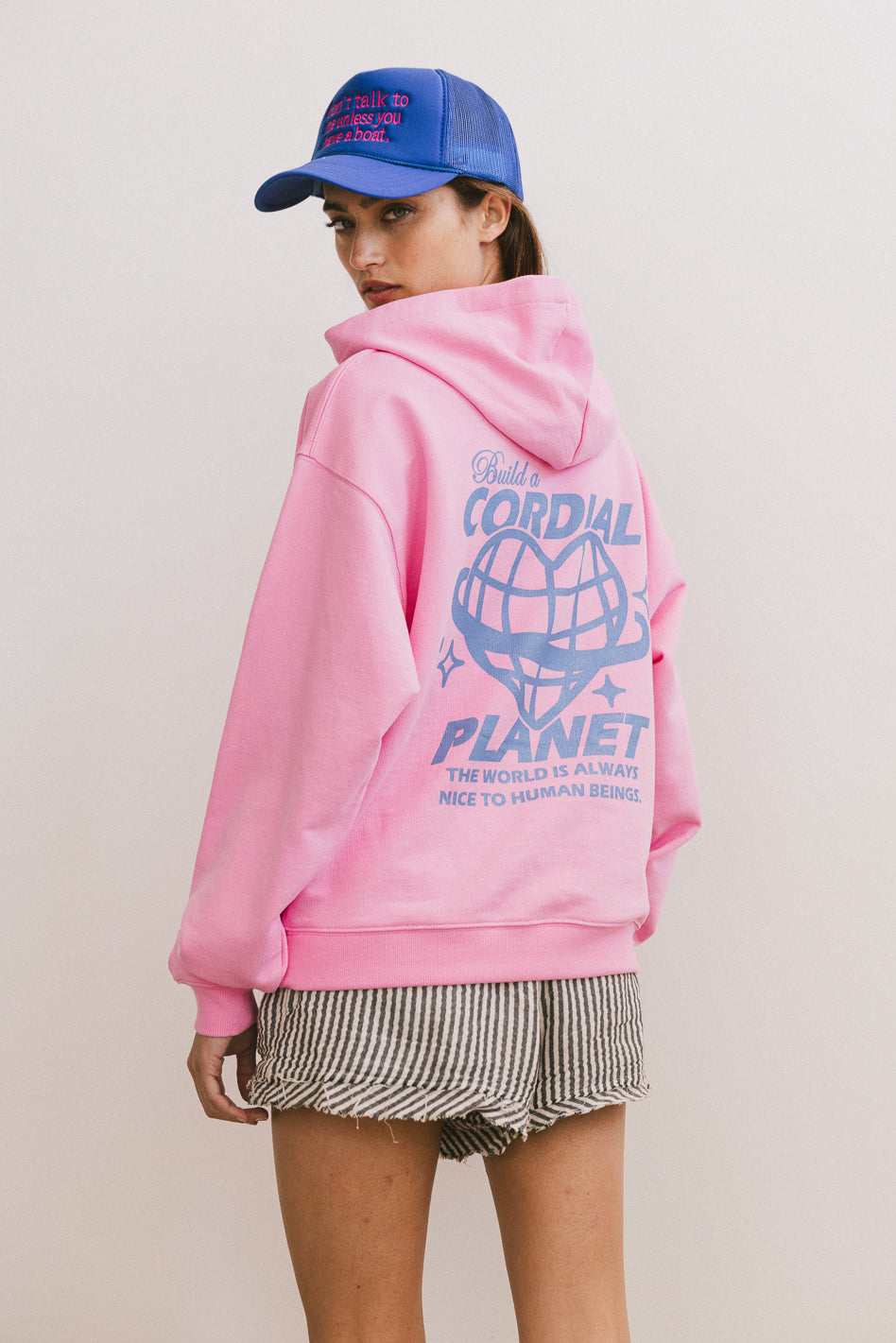 Cordial Planet Oversized Hoodie - FINAL SALE