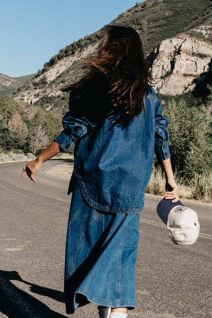 Arlo Denim Maxi Skirt - FINAL SALE