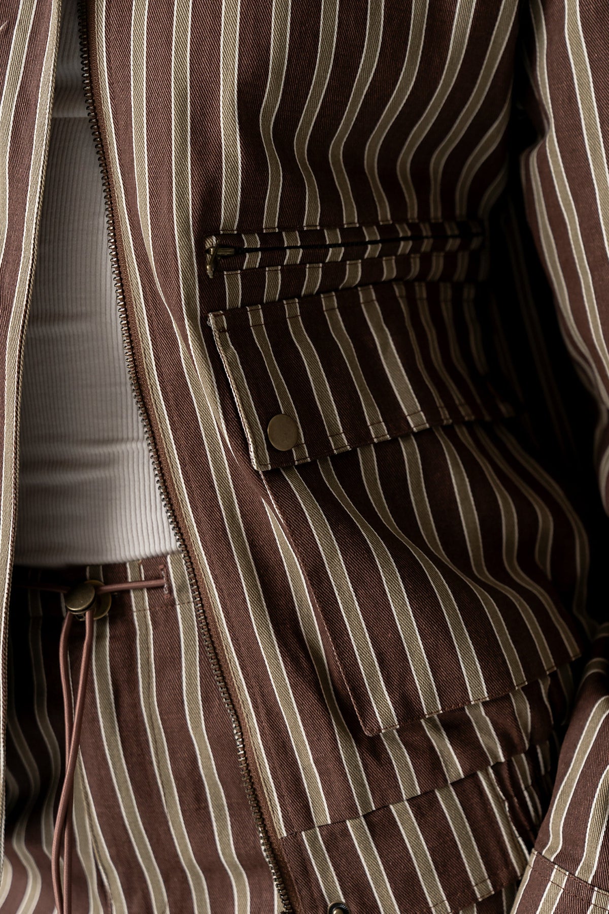 Carla Striped Utility Jacket - FINAL SALE