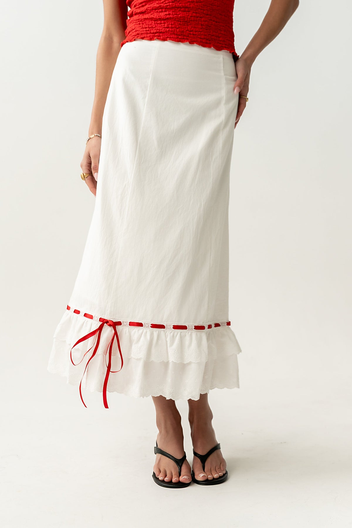 Harlow Embroidered Maxi Skirt