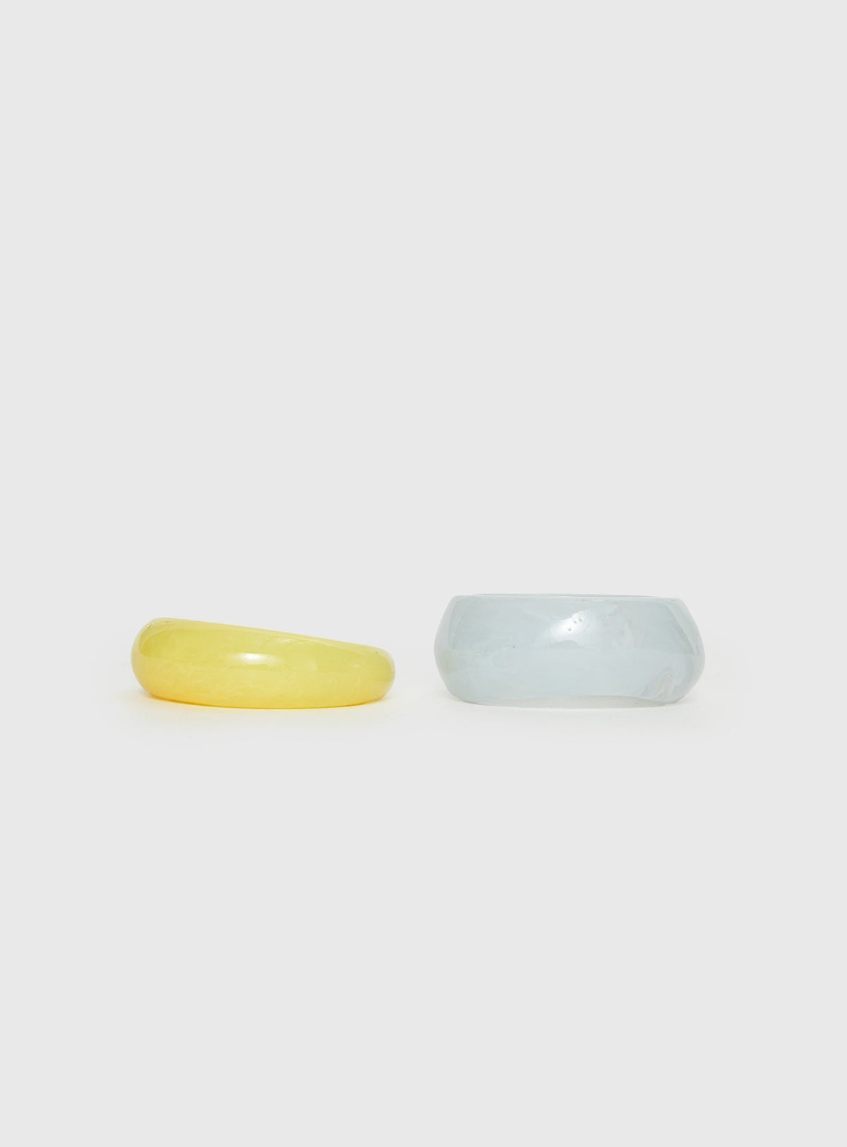 Dance All Night Resin Cuff Pack Yellow / Blue