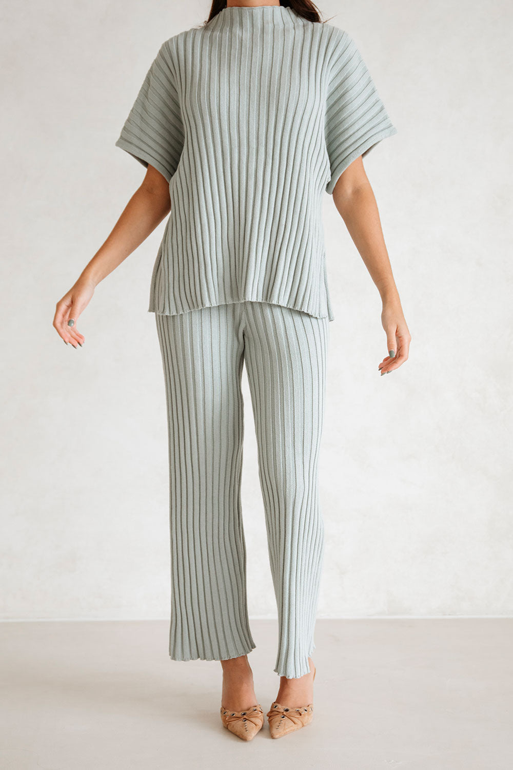 SAMPLE-Celine Top - Grey
