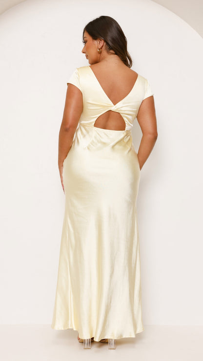 Amelia Maxi Dress - Yellow