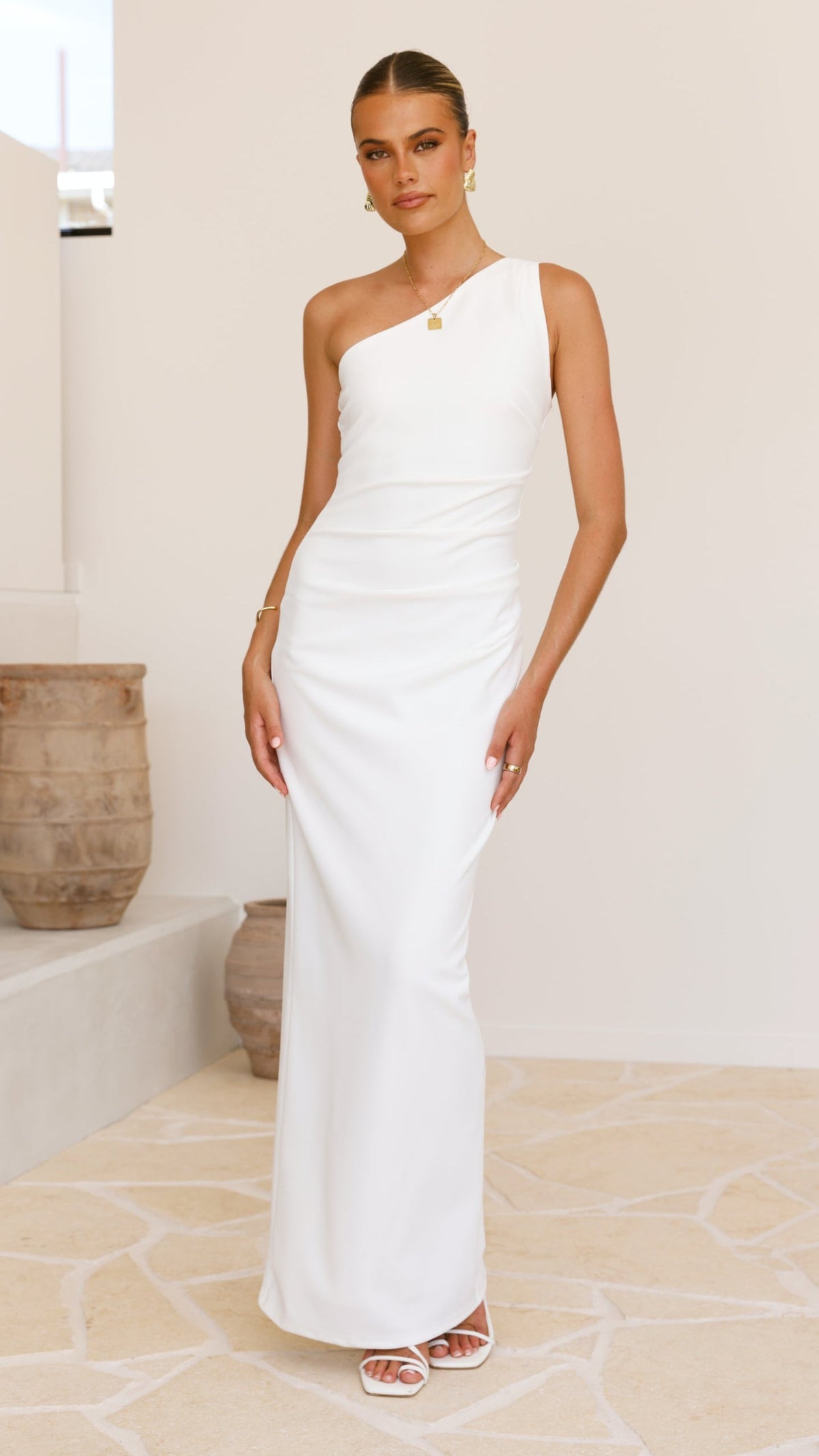 Cataleya Maxi Dress - White