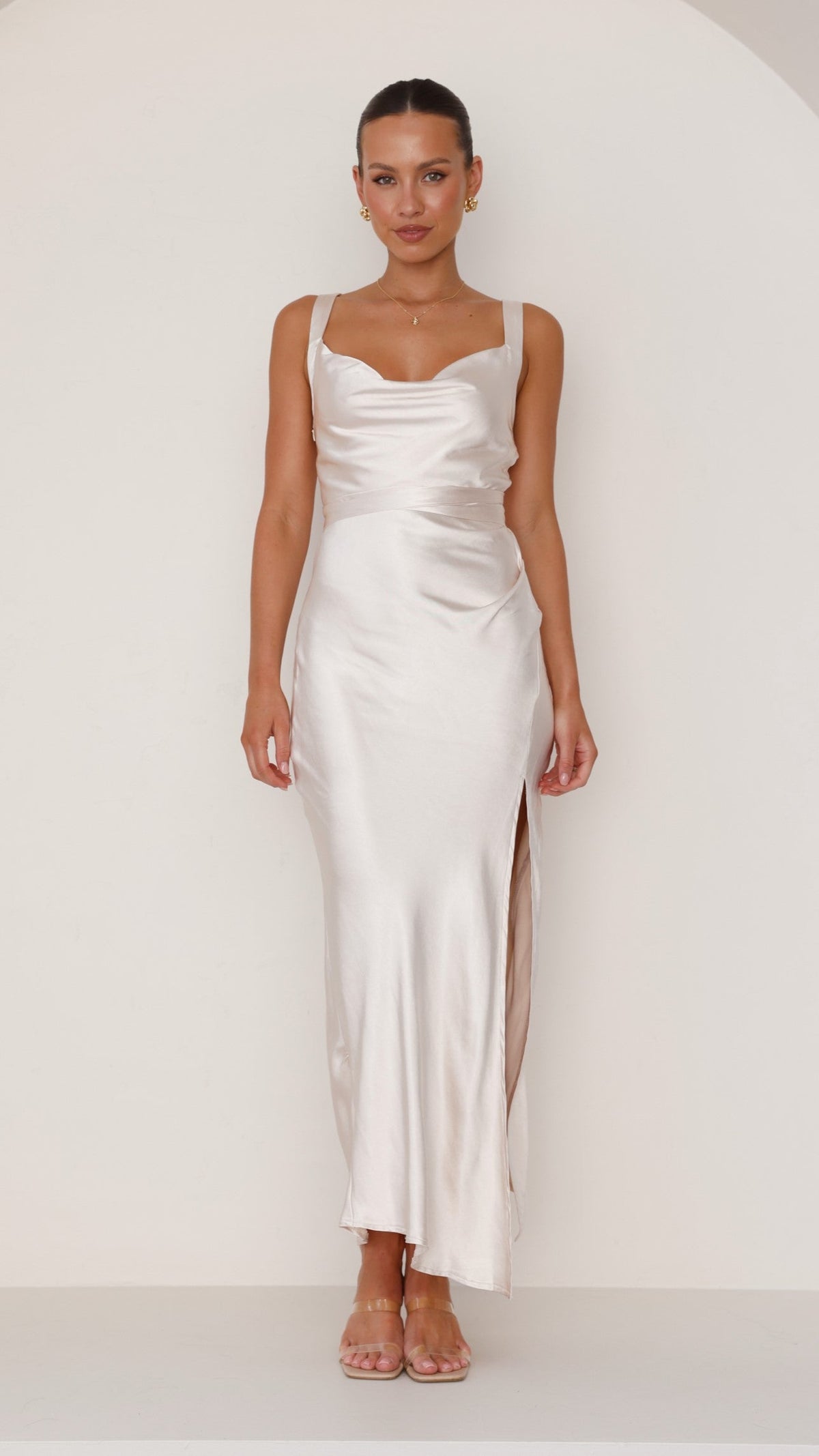 Zendaya Maxi Dress - Champagne