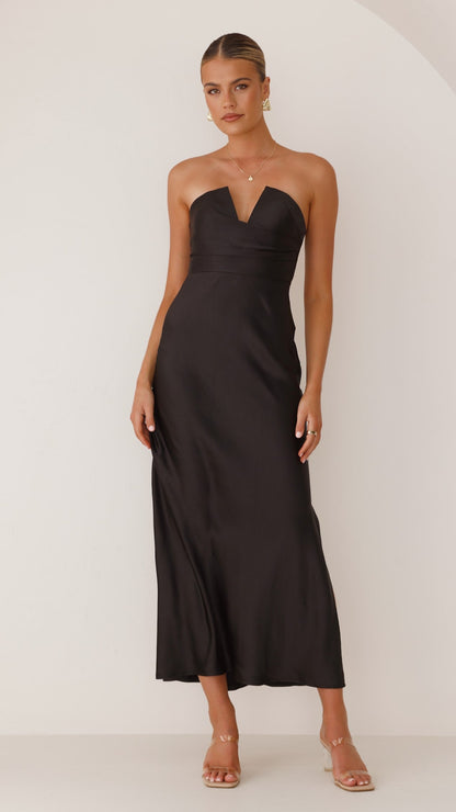 Valerie Maxi Dress - Black