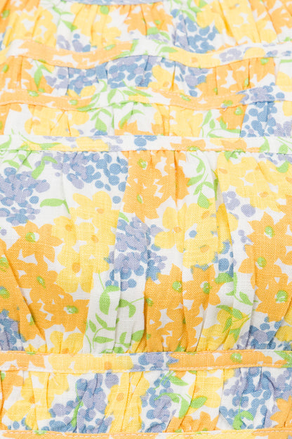 SAMPLE-Danica Top - Tropical Bud Floral