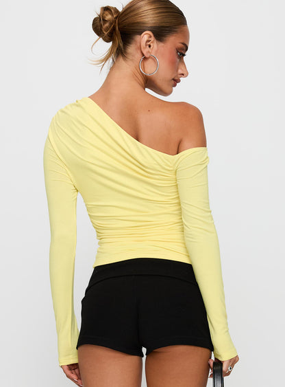 Beller Long Sleeve Top Lemon