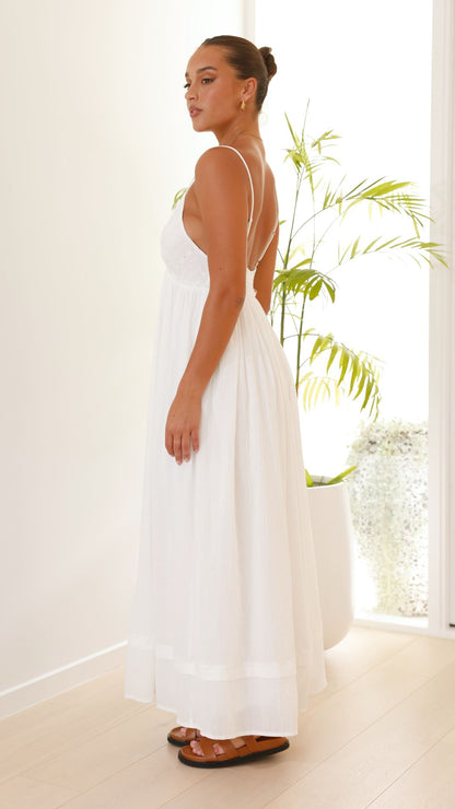 Elouise Maxi Dress - White