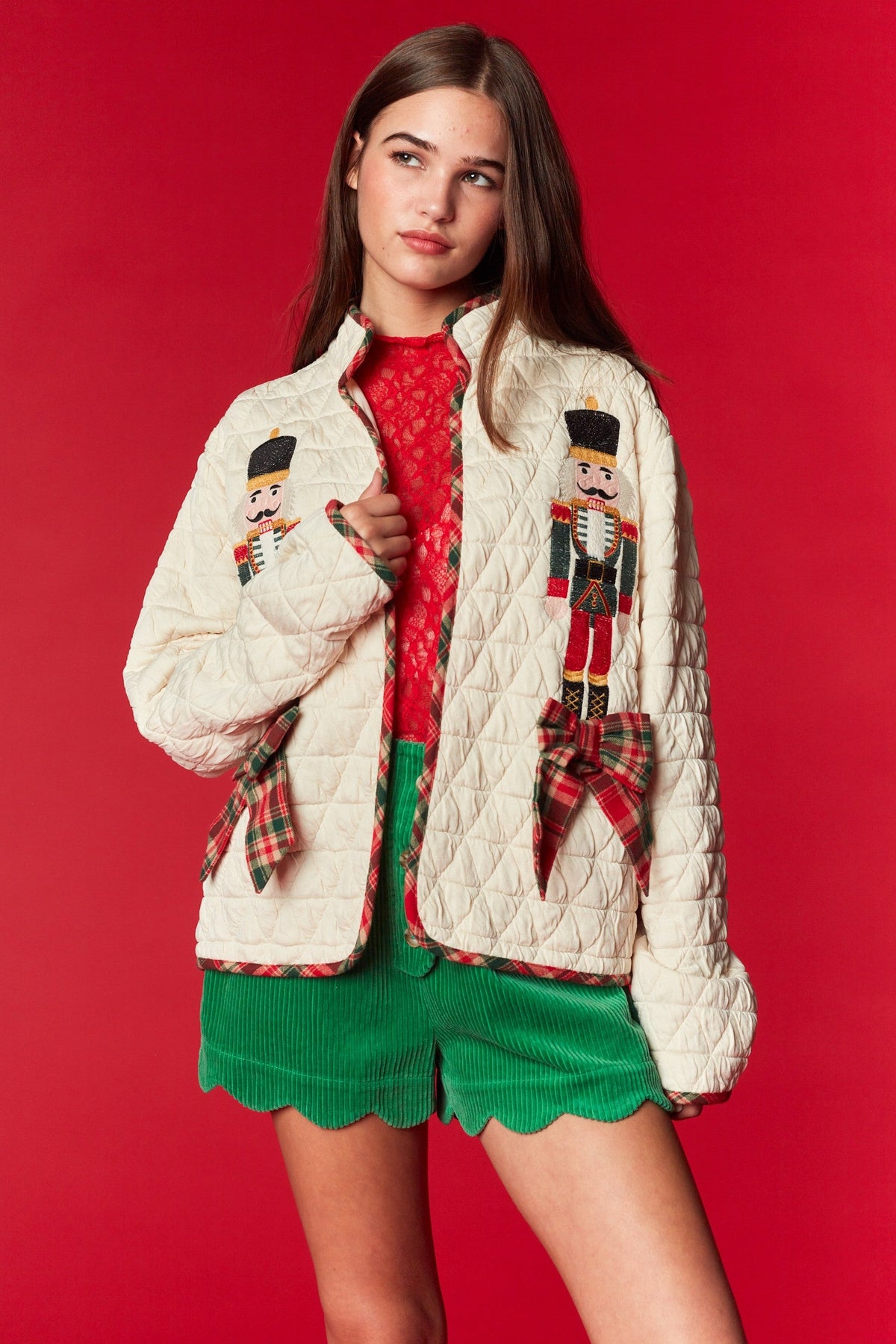 Bow Of A Nutcracker Quilted Jacket PRE ORDER NOVEMBER