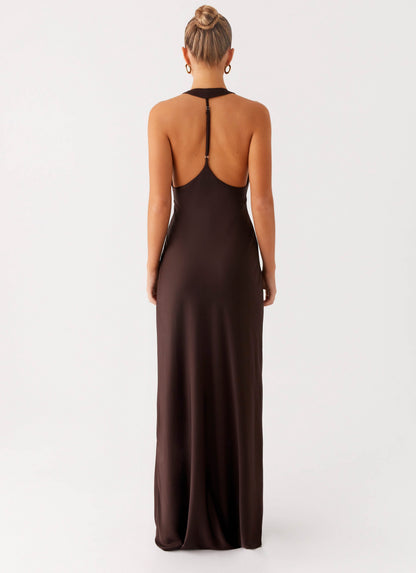 Angie Maxi Dress - Chocolate