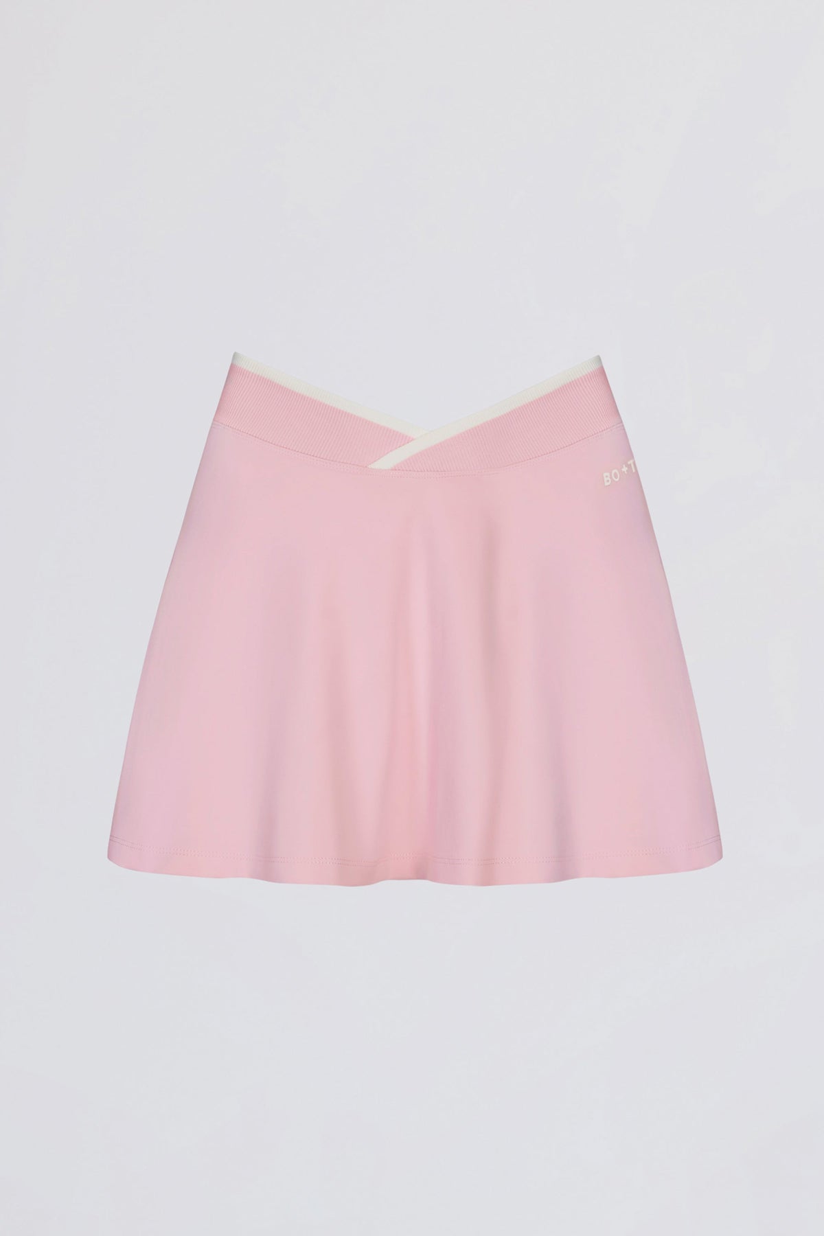 Soft Active Crossover Mini Skort in Powder Pink
