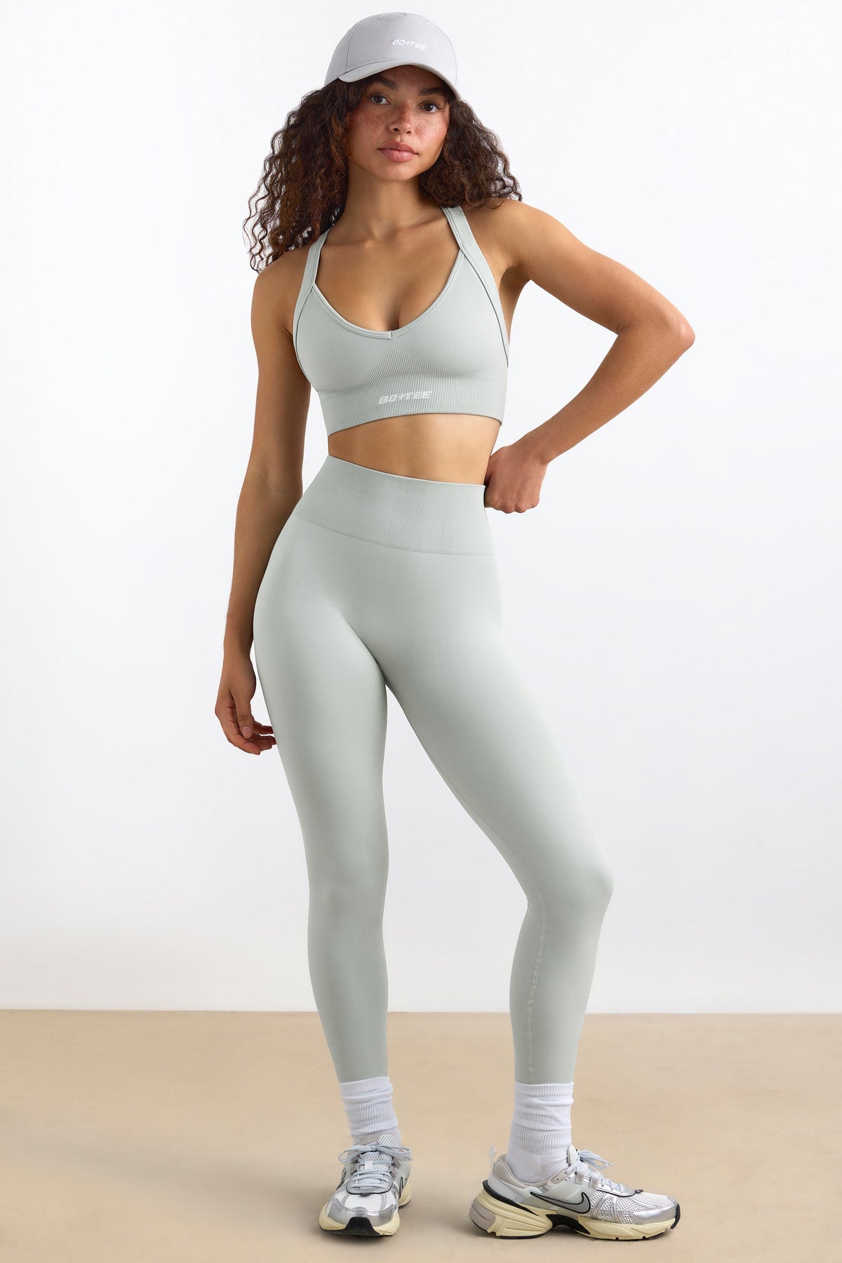 Super Sculpt Seamless Leggings in Ice Grey