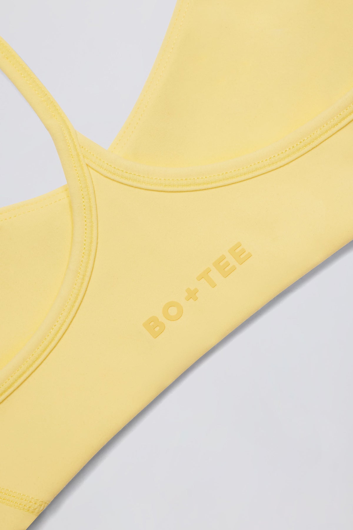 Soft Active Racerback Sports Bra in Lemon