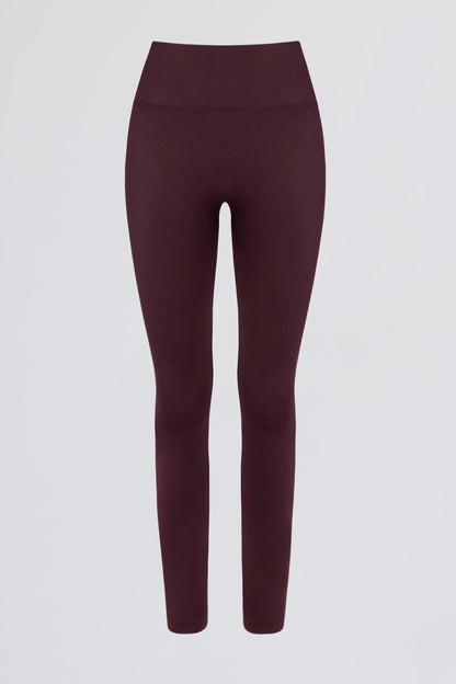 Super Sculpt Seamless High-Waist Leggings in Burgundy