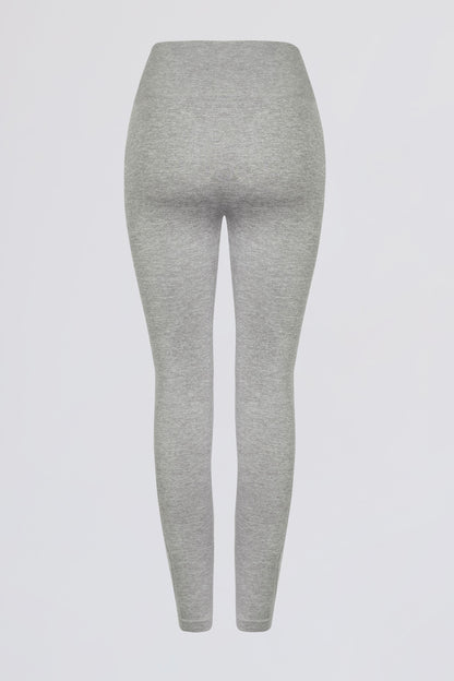 Super Sculpt Seamless High-Waist Leggings in Grey Marl