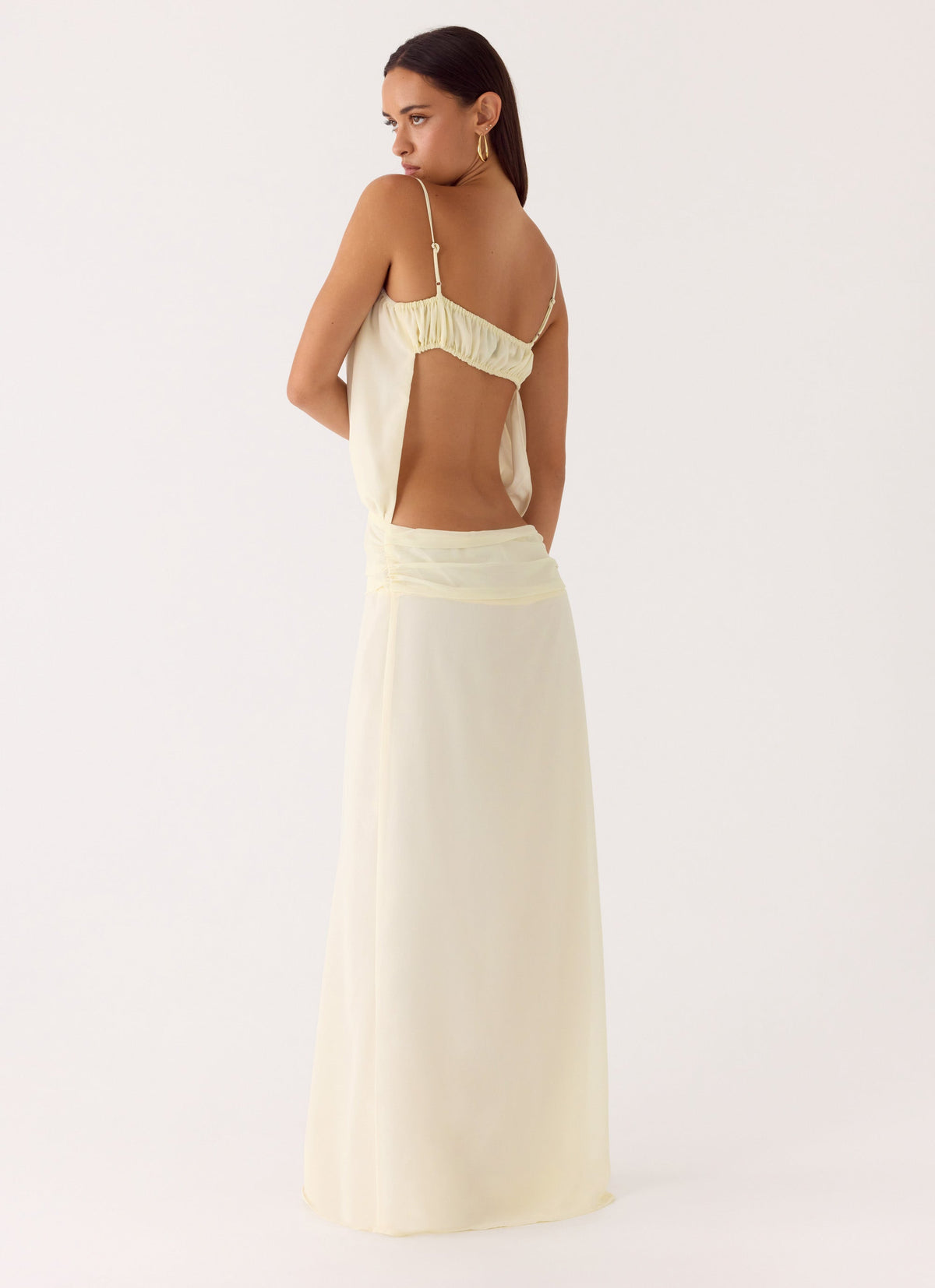 Citrus Kiss Maxi Dress - Baby Yellow