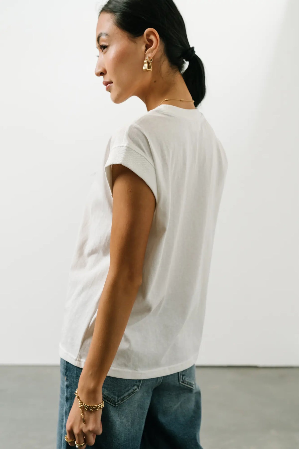 Arlo Top in White - FINAL SALE