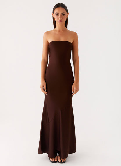 Endless Nights Maxi Dress - Chocolate