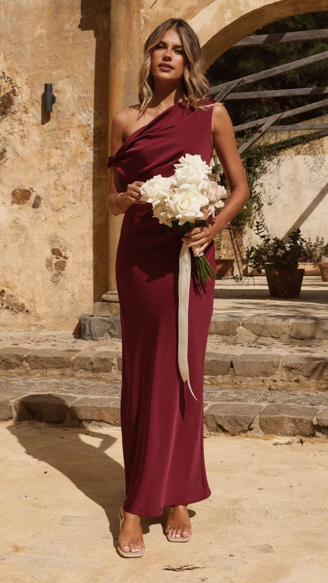 Gigi Maxi Dress - Wine