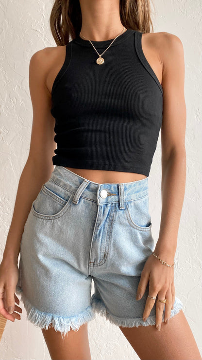 Harlow Shorts - Denim